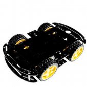Black 4WD Dual Classis Robot Car