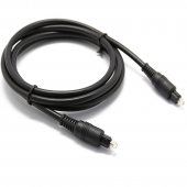 1M Toslink to Mini Toslink Digital Optical Audio Cable SPDIF