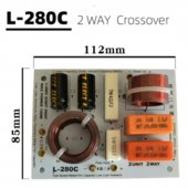 L-280C HIFIDIY LIVE Hi-Fi 2Way 3 speaker Unit (tweeter + mid +bass ) Speakers audio Frequency Divider Crossover Filters L-380C