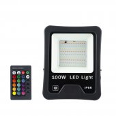 100W color changing led rgb flood light With Remote
