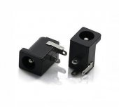 Small straight power seat, Φ3.5 hole inner needle, 1.2mmDC, small power seat