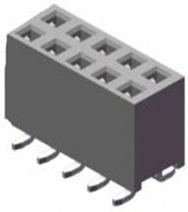 2*5P 2.54MM Double Row SMD Female Socket