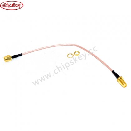 RP-SMA-J Female Hole inside to SMA-K Female Hole inside 20CM RG316 Cable