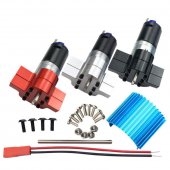 Metal Transfer Gear Box with 370 Motor for WPL 1633R B-16 B-24 B-36 C24 JJRC Q60 Q61 1/16 RC Car