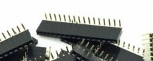 16P 2.54mm Bent Pin Header Female Connector Plug