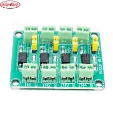 817 optocoupler,4-Ways Voltage isolation board, voltage control switching module drive, optical isolation module