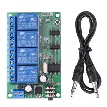 12V 4Channels DTMF Audio Decoding Relay /Smart Home Controller /Remote Control Module