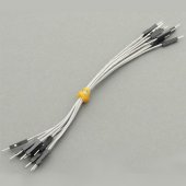 CAB_M-M 10pcs/set 30cm Male/Male Dupont Cable Grey For Breadboard