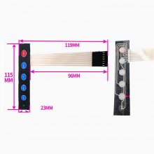 5 Key LED