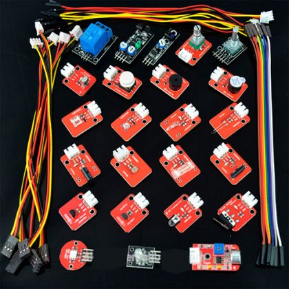 24 pcs red board sensors Learning Suite