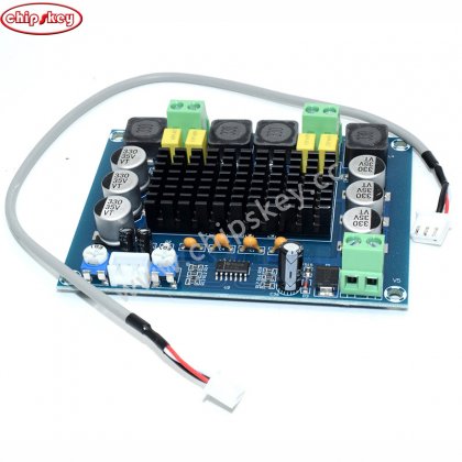 TPA3116D2 Digital Power Amplifier Board Audio Amplifier Module DC 12V 24V 2*120W XH-M543