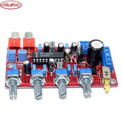 LM1036 Tone Board Preamp Board Volume Treble Bass Amplifie Hot Sale Easy To Install