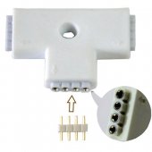 LED Stripe Connector T-Shape 3528 5050 Ect 4P LED