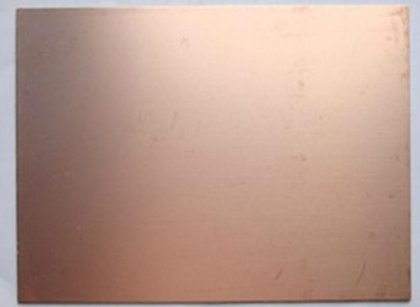 Single Side Fiberglass PCB board 10*20CM