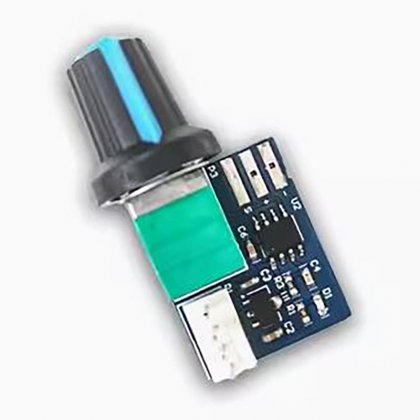 Computer Case Fan PWM Speed Controller 12V Single Channel 4-pin Low Power Silent