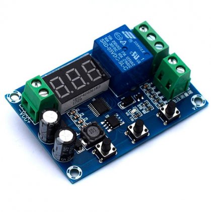 XH-M608 battery charge and discharge module integrated voltmeter undervoltage and overvoltage timing charge and disch