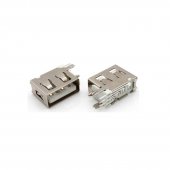 USB2.0 Type A female 90 degree USB Socket 13.7mm