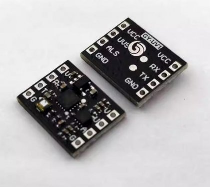 GY-UV1 serial UV light illuminance sensor voltage output, compatible with ML8511 VEML6070 module