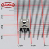 MINI USB 5P straight vertical, 180 degree straight mini 5P copper