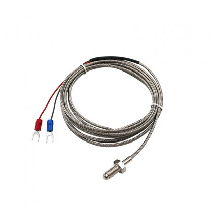 M6 Screw Temperature Sensor Thermocouple K type with 0.5m Metal cable
