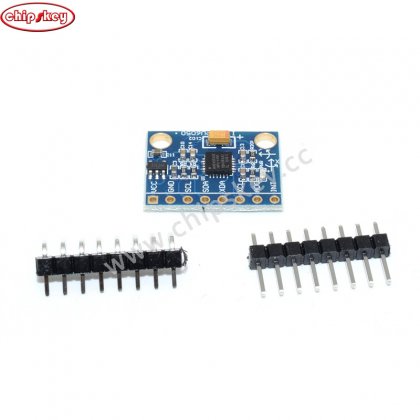 GY-521 MPU-6050 module; triaxial accelerometer; gyroscope 6DOF module; code schematic (MPU-6050)