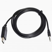 1.8M FTDI USB RS232 TO TRS MINI 2.5MM AUDIO JACK AJ PLUG ADAPTER APC UPS 940-0299A CONSOLE DEBUG CABLE FOR APC AP9630 AP9631 RT 15000