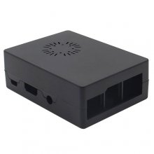 Black Square Raspberry PI 3 Case Compatible Fan