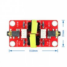 Audio noise common ground noise isolation board device/car navigation GPS current sound filter elimination/AUX anti-interference Module