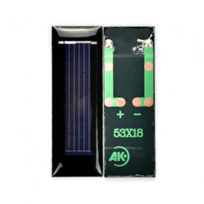 0.5V 100mA 53*18MM Solar Panel Epoxy Polycrystalline DIY Battery Power Charger
