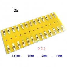 26-position 3.2 pure copper welding strip / Tag Board Terminal Strip for Guitar Tube Amp DIY Classic