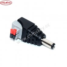 Spring Terminal Connector T0 DC Power 5.5*2.1 Adapter Male