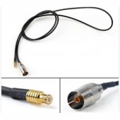 1M TV-K/MCX-J / IEC to MCX Antenna Pigtail Cable Adapter Connector For USB TV Tuner DVB-T