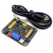 16 Channel Robot Servo Control Board Servo Motor Controller PS-2 Wireless Control USB/UART Connection Mod