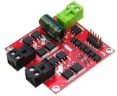 12/24V/ 7A 160W L298 PWM Speed Controller Dual DC Motor Drive Module Industrial Grade