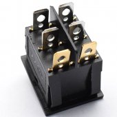 KCD4 Dual Round Switch/Dual Switch /6pins 3Positions 15A 250V Switch