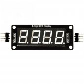 White TM1637 LED Display Module 4 Digit 7 Segment 0.56 inch Time Clock Indicator Tube Module