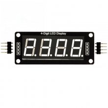 White TM1637 LED Display Module 4 Digit 7 Segment 0.56 inch Time Clock Indicator Tube Module