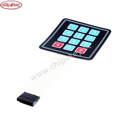 3 * 4 matrix keyboard, membrane keyboard, SCM extended keyboard, keyboard control panel