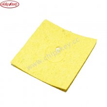 57*57*2mm Yellow Square Cleaning Sponge Cleaner High Temperature Enduring Cleaner Sponge For Electric Welding Soldering Iron Tip