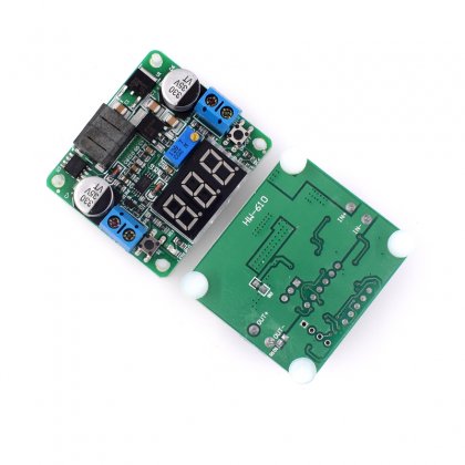 Digital display buck-boost power supply module / with digital tube / super LM2577 LM2596 IN (5-25V)