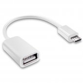 Raspberry pi Zero micro USB to OTG White Color