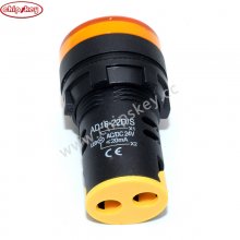 Yellow AD16-22DS 22mm Indicator Light 24V DC