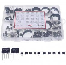280Pcs 27Values Bridge Rectifier Assorted Kit KBP206 KBP307 MB6M MB10F MB6S DB107 DB207 ABS10 MB10M 2W10 MB8F DB104 MB16S DB106