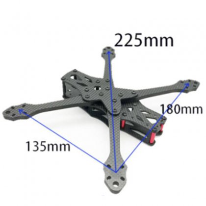 APEX 5 inch 225mm Carbon Fiber Quadcopter Frame Kit