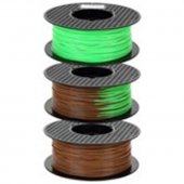 Temperature change/ Thermal Filament 1KG 3D Filament/ Brown to green