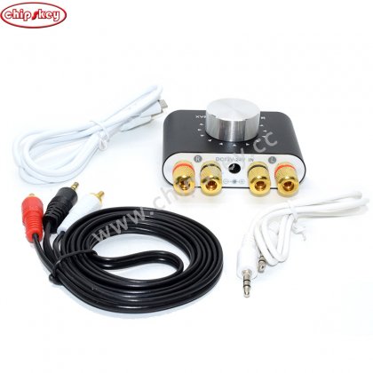 Mini Bluetooth 5.0 HiFi TPA3116 Digital Amplifier Stereo Audio 2.0 Channel Sound Amplifiers 100W Power Amp