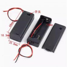 1x AA battery Case With Dupont Header and Switch