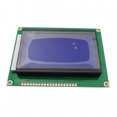 12864 LCD screen, LCD blue screen with backlight, ST7920 standard screen