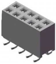 2*5P 2.54MM Double Row SMD Female Socket