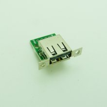 Vertical USB 2.0 Female Socket With Screw Hole DIP 4P Board